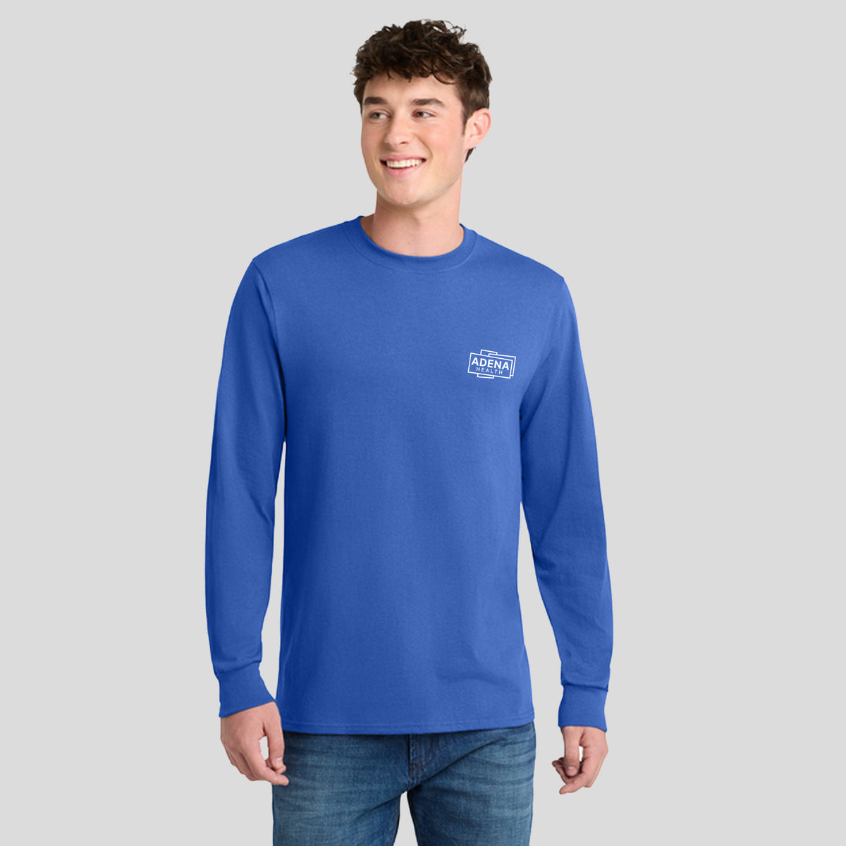 Adena Long Sleeve Core Blend Tee | Royal