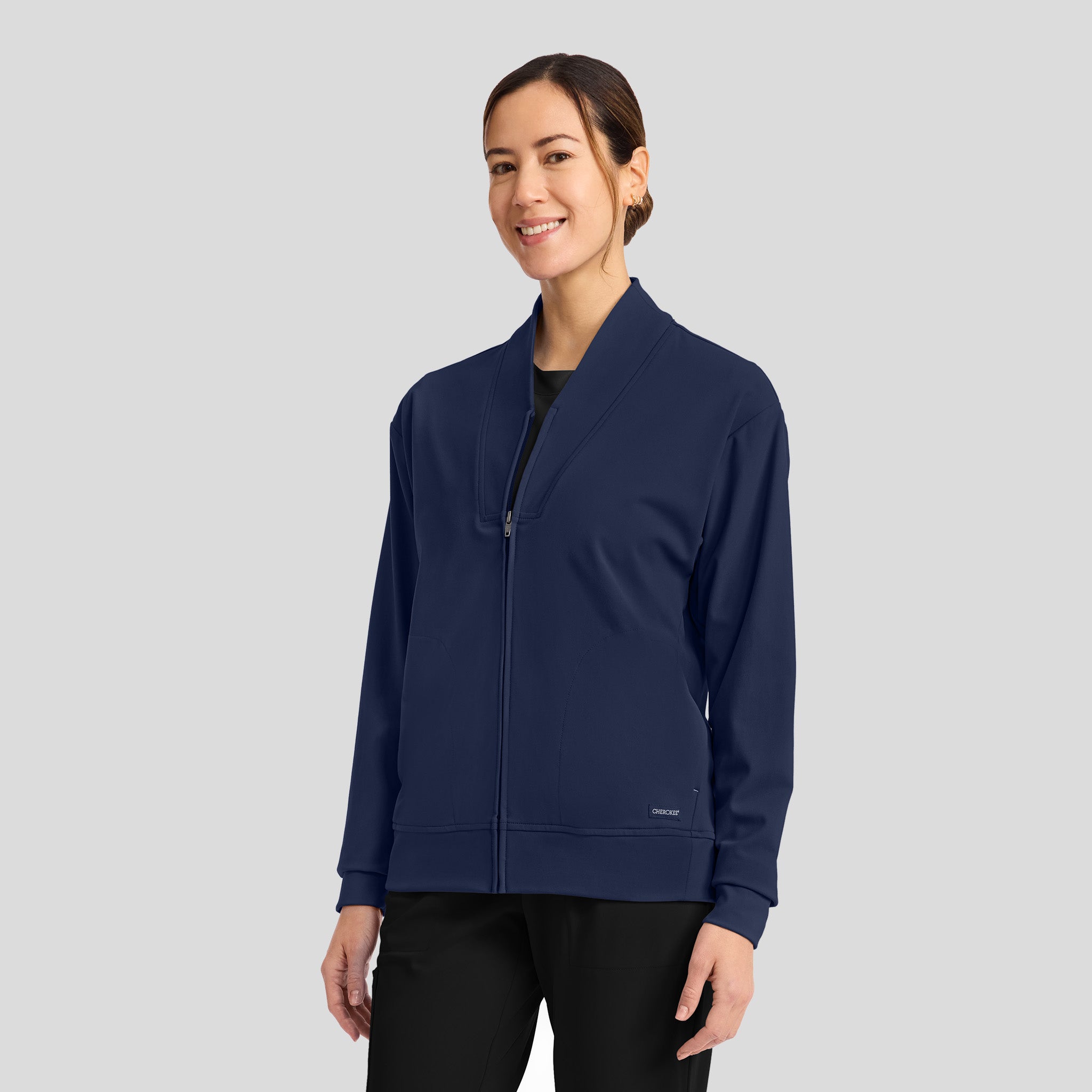 Achieve Warm-Up Scrub Jacket | Navy