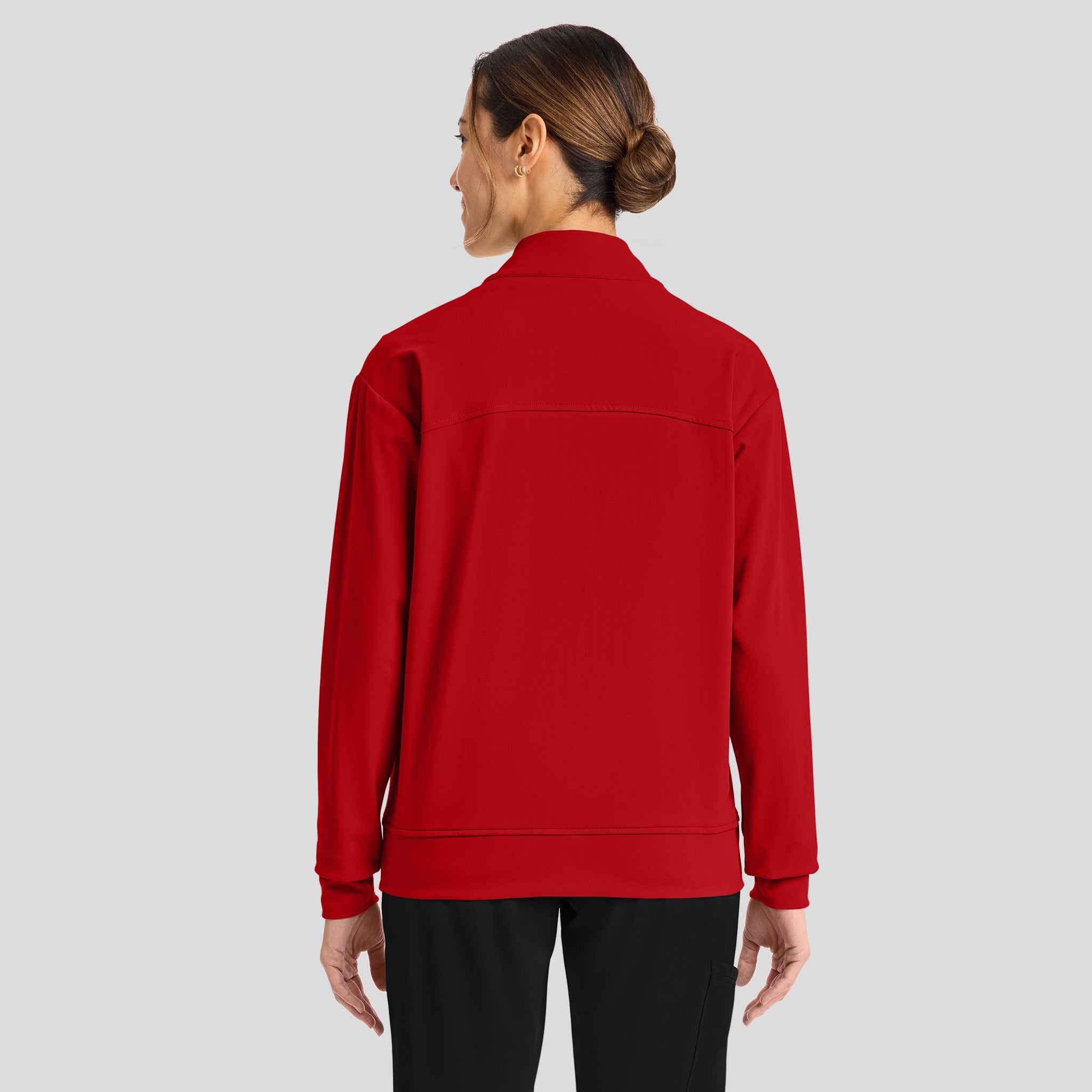 Achieve Warm-Up Scrub Jacket | Red