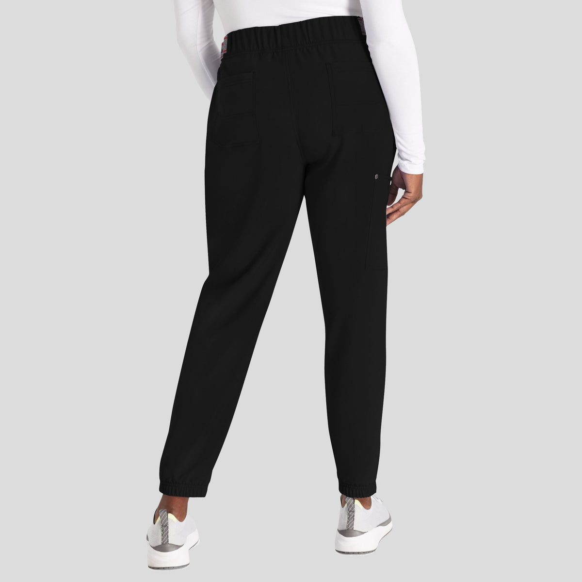 Women's Mid Rise Jogger Scrub Pant | Black