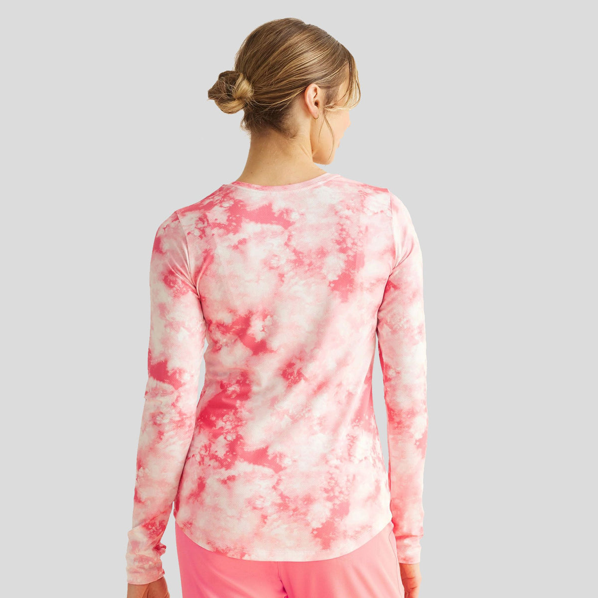 Makayla Long Sleeve Underscrub Tee | French Pink