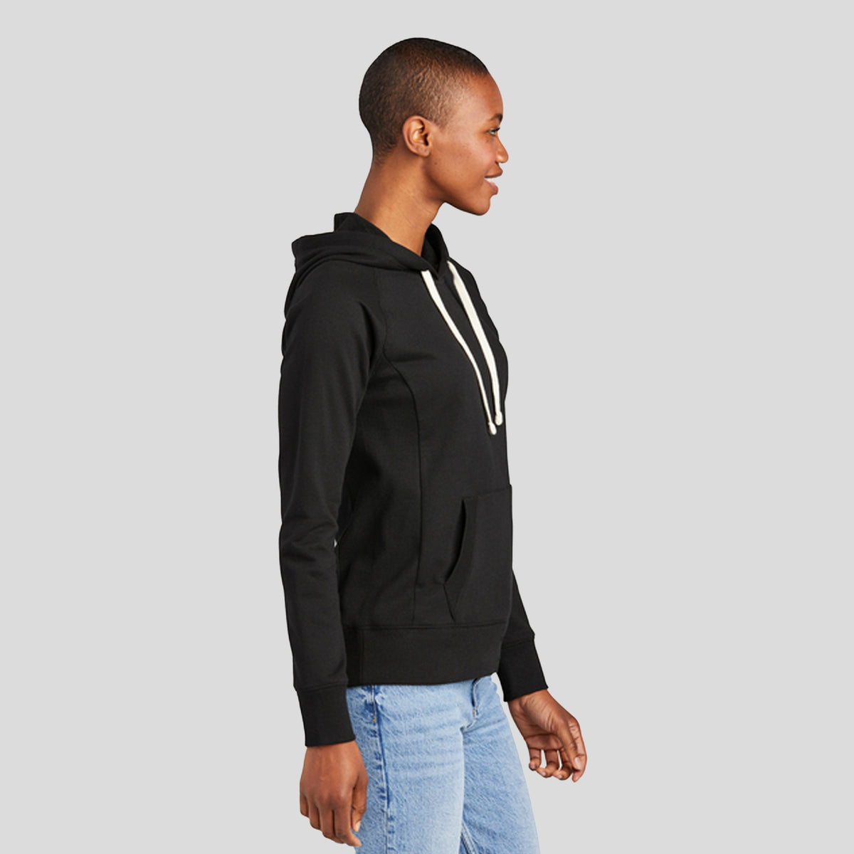 Womenโs Re-Fleeceโข Hoodie | Black