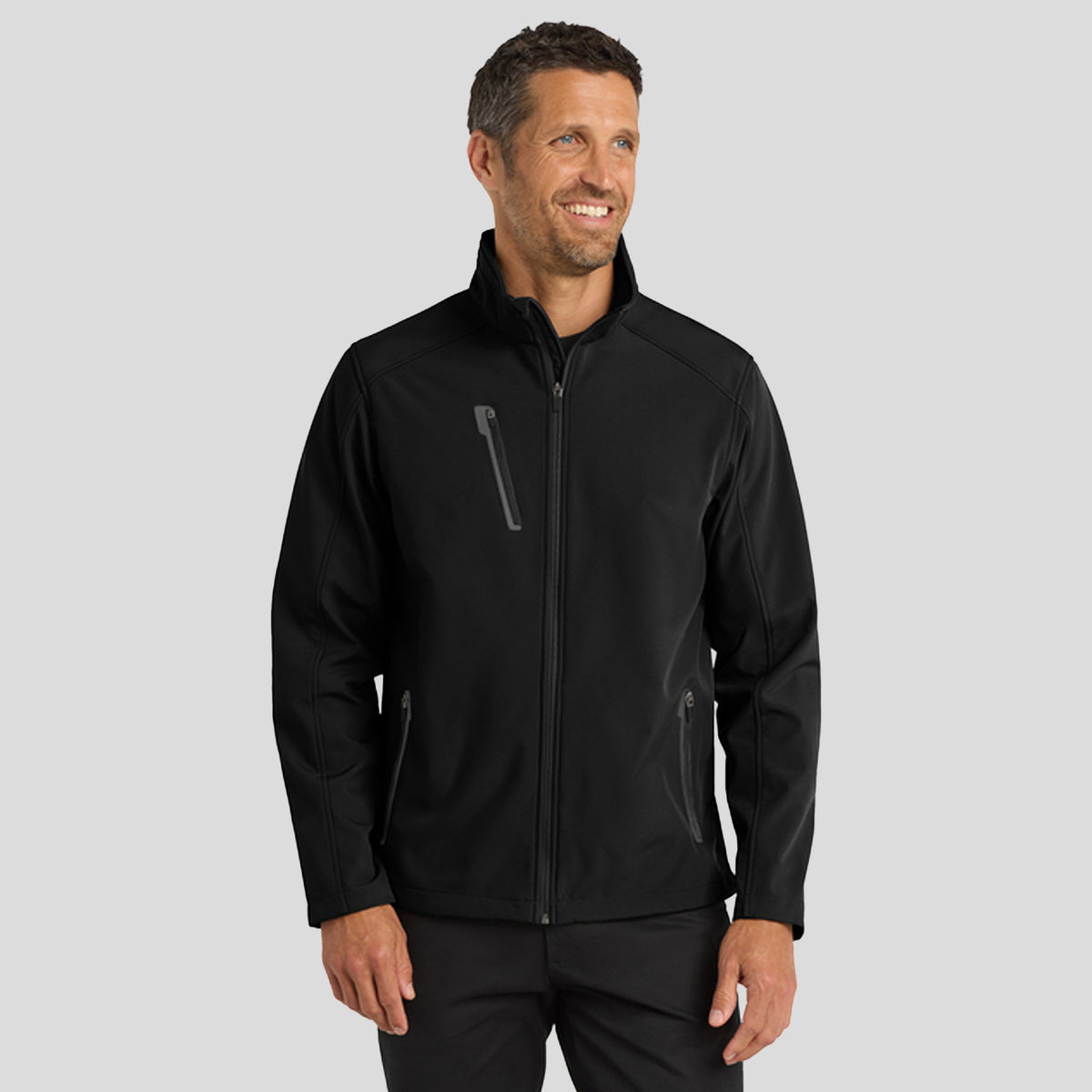 Welded Soft Shell Jacket | Black