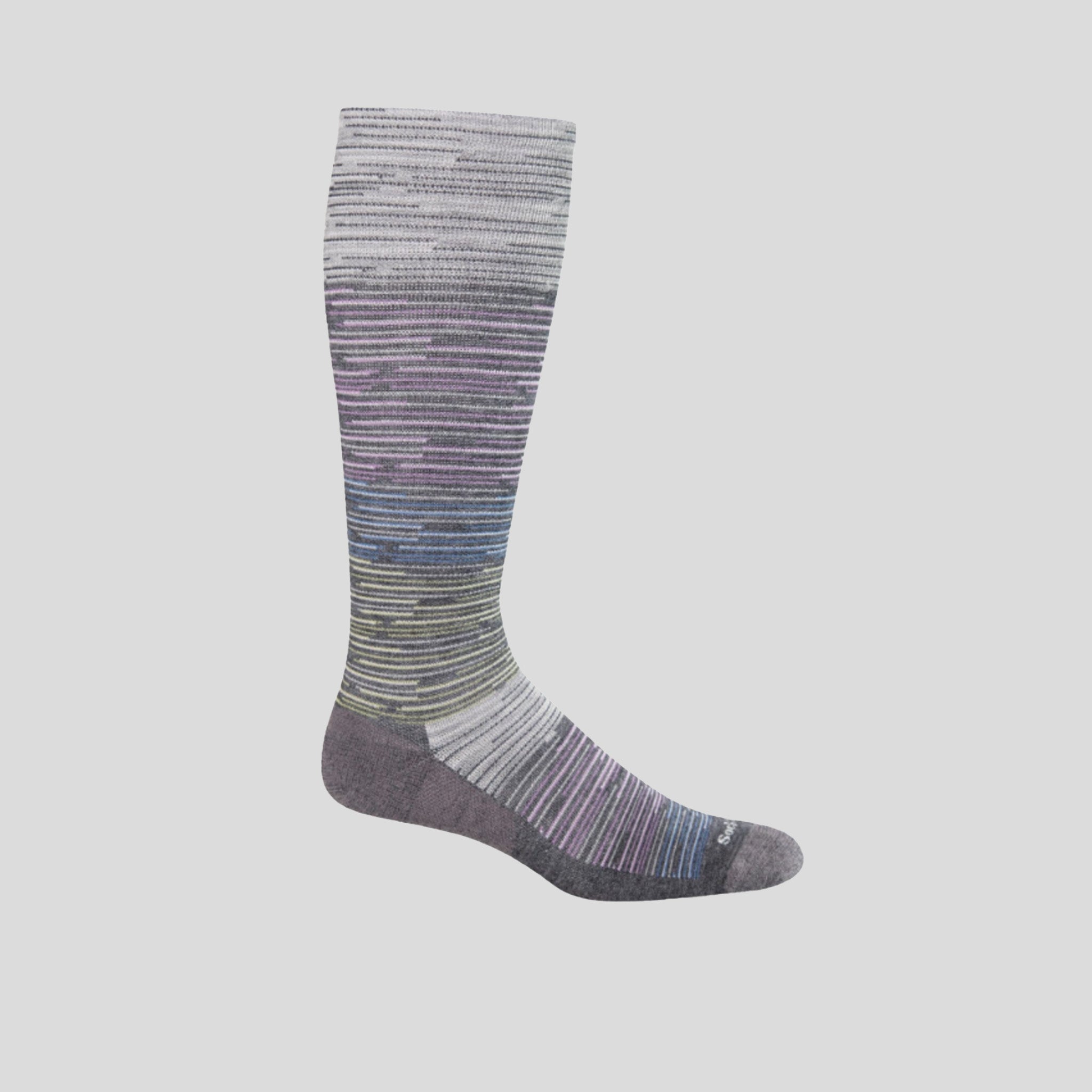 Good Vibes Moderate Graduated Compression Socks | Mushroom
