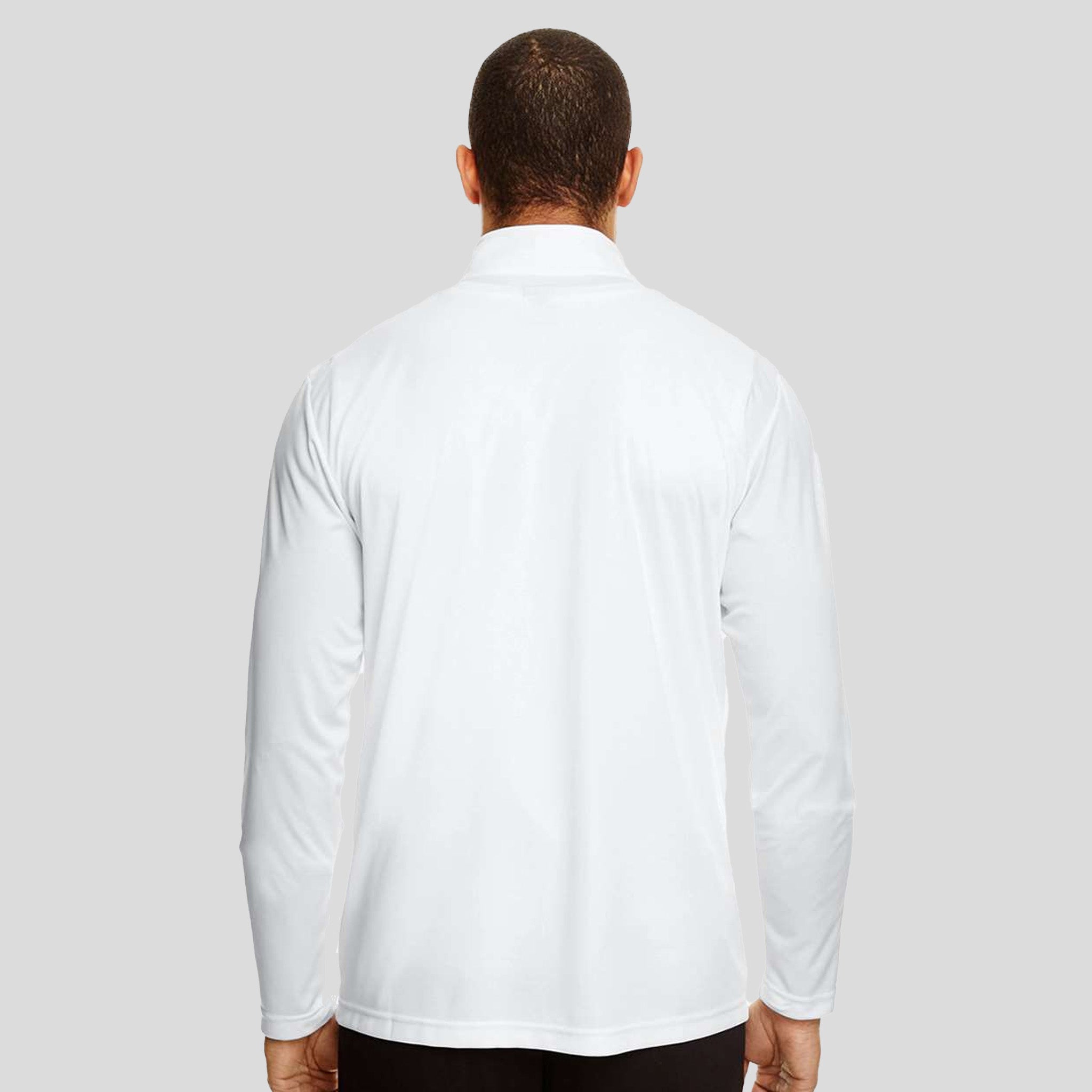 Men's Zone Performance Quarter-Zip Pullover | White