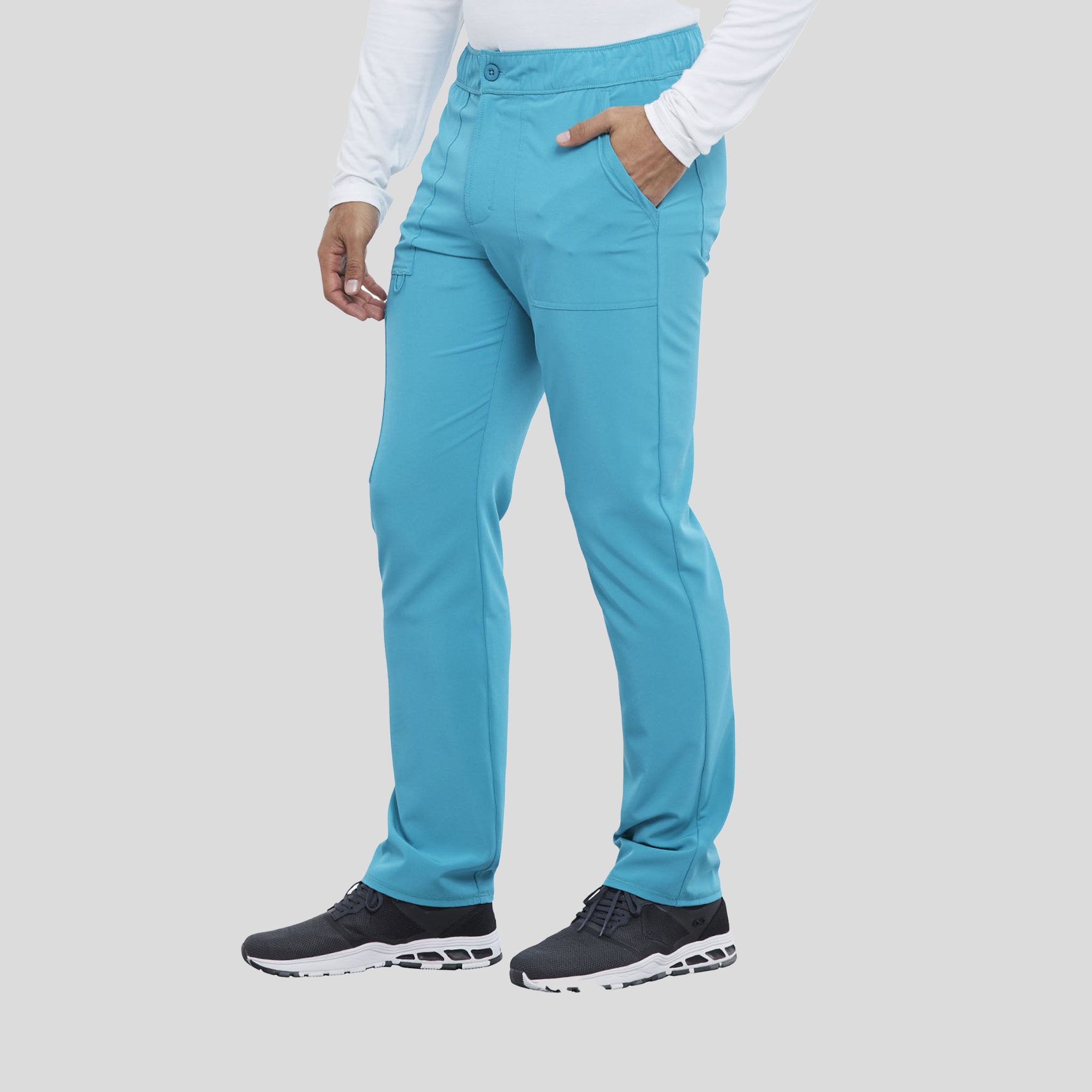 Men's Fly Front Cargo Pant | Teal