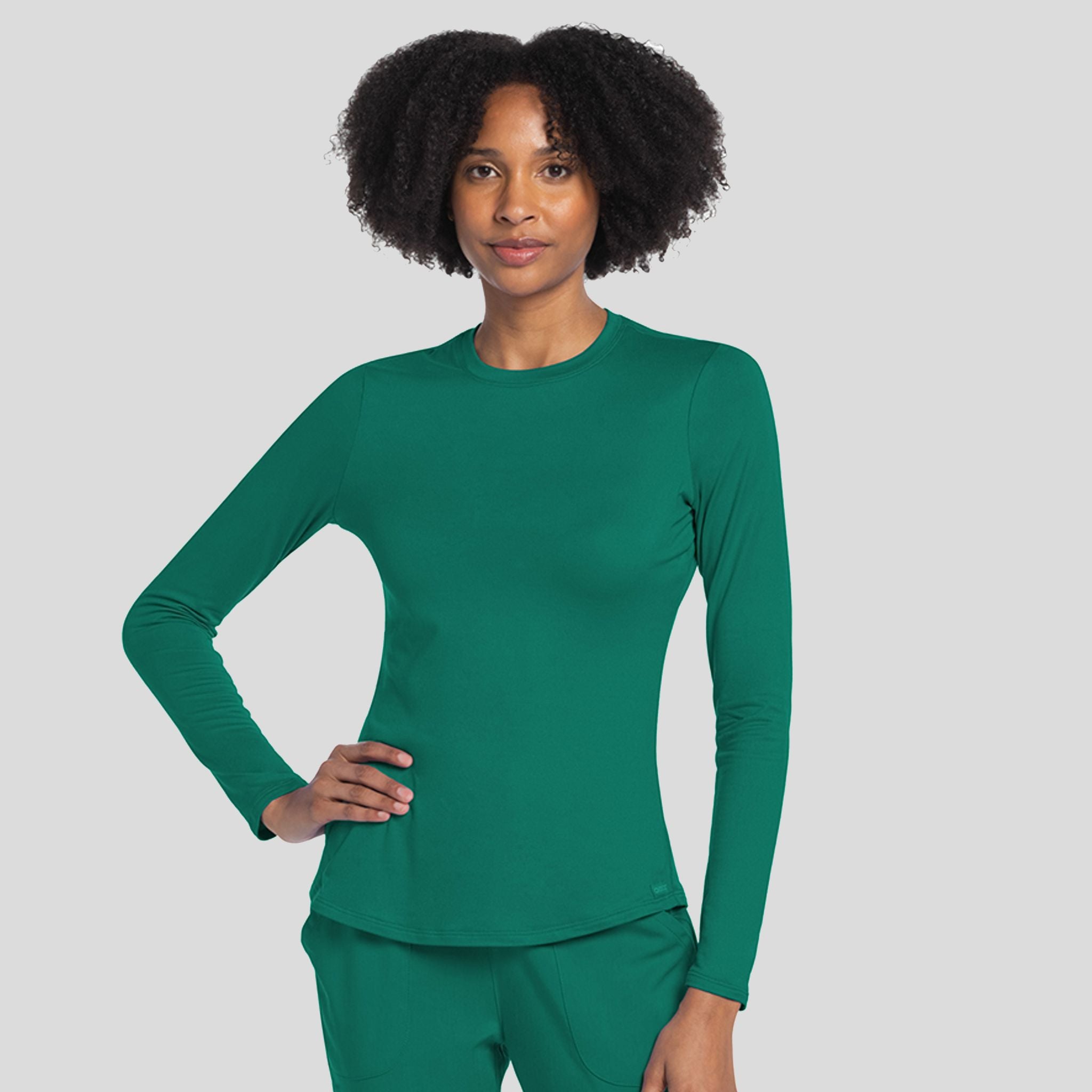 Long Sleeve Underscrub Knit Tee | Hunter