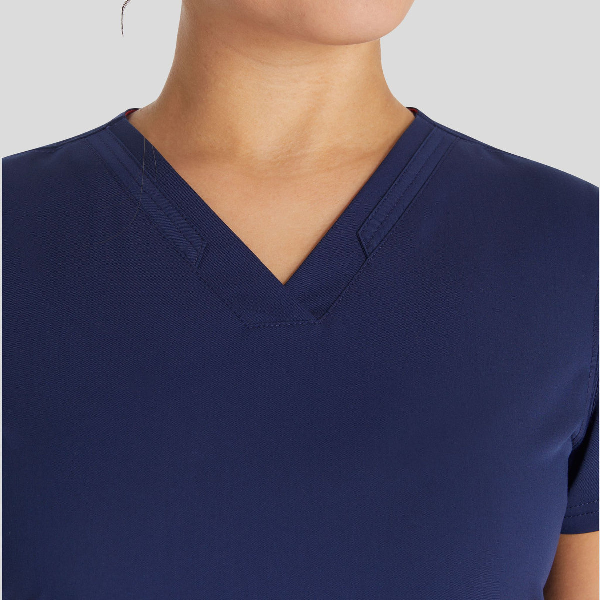 Women's V-Neck Scrub Top | Navy