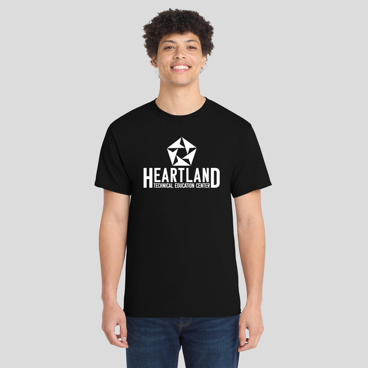 Faculty Heartland Core Cotton Tee | Jet Black