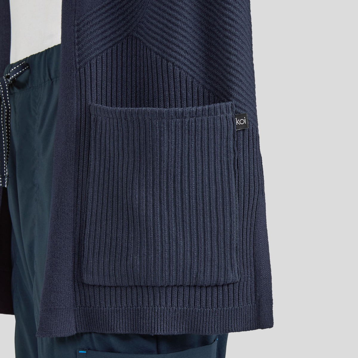 Kori Women's 2-Pocket Sweater Wrap | Navy