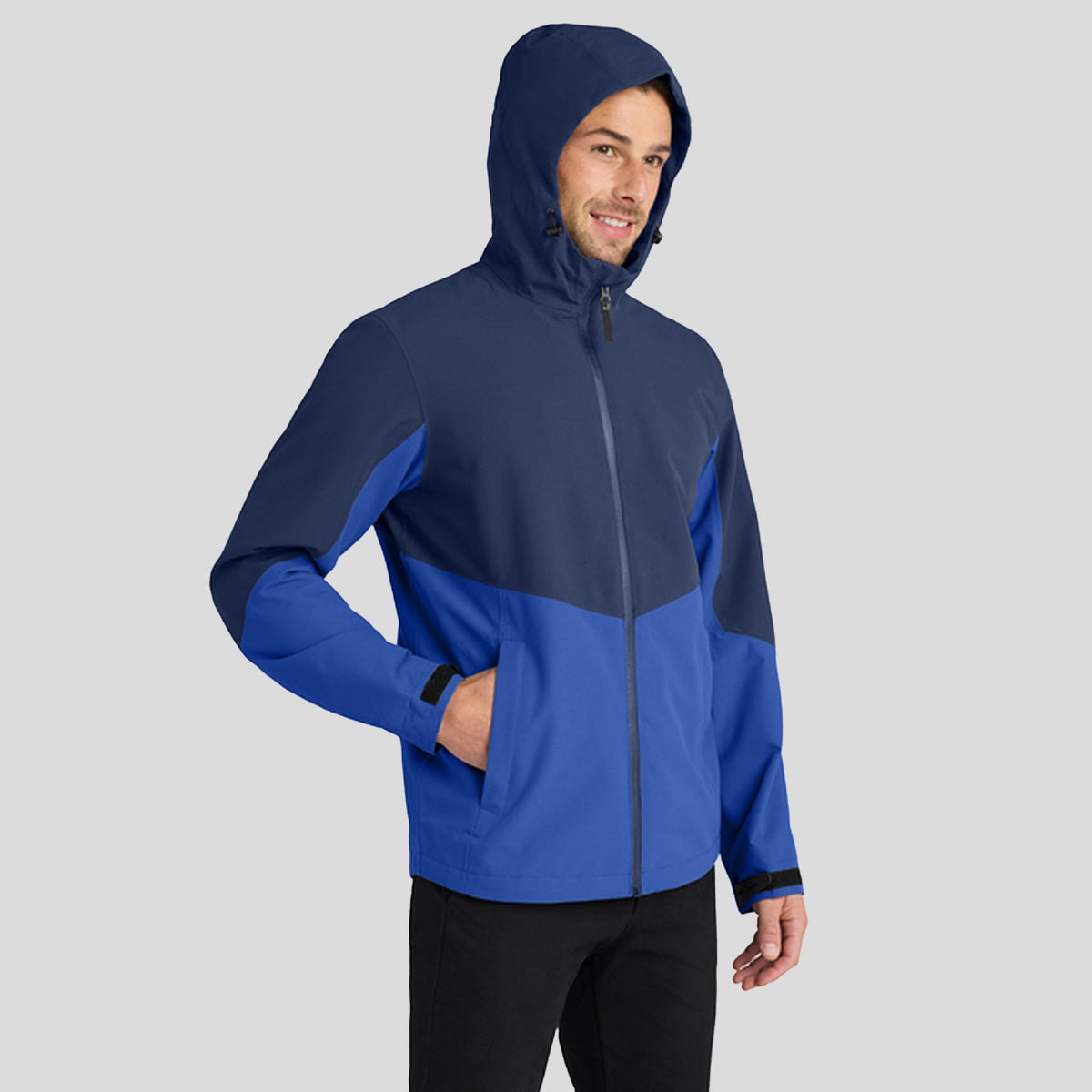 Tech Rain Jacket | Estate Blue/Cobalt Blue