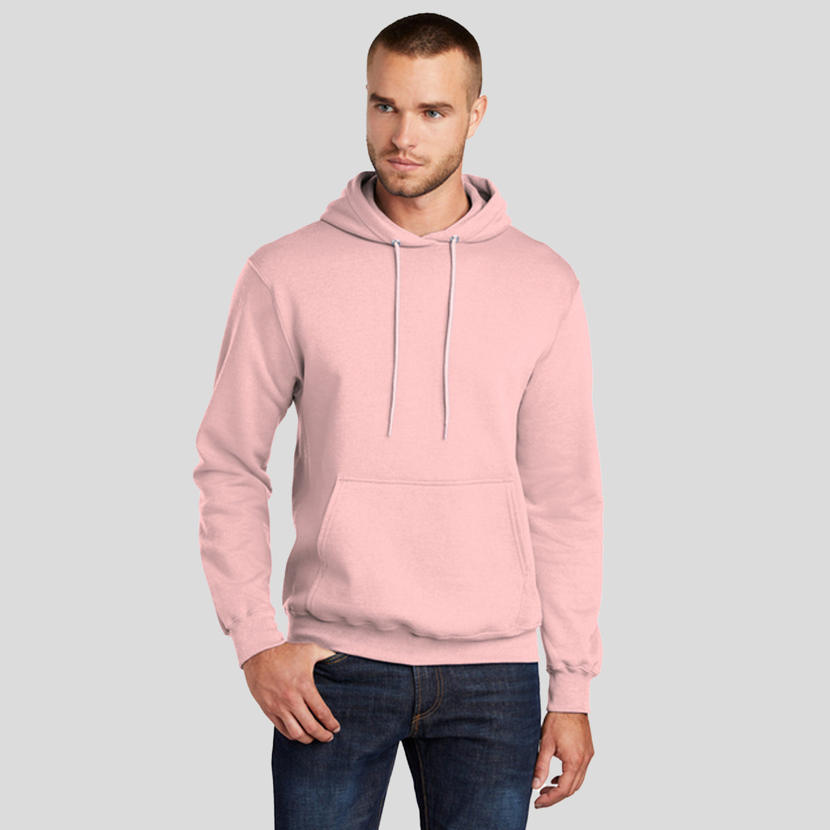 Core Fleece Pullover Hooded Sweatshirt | Pale Blush