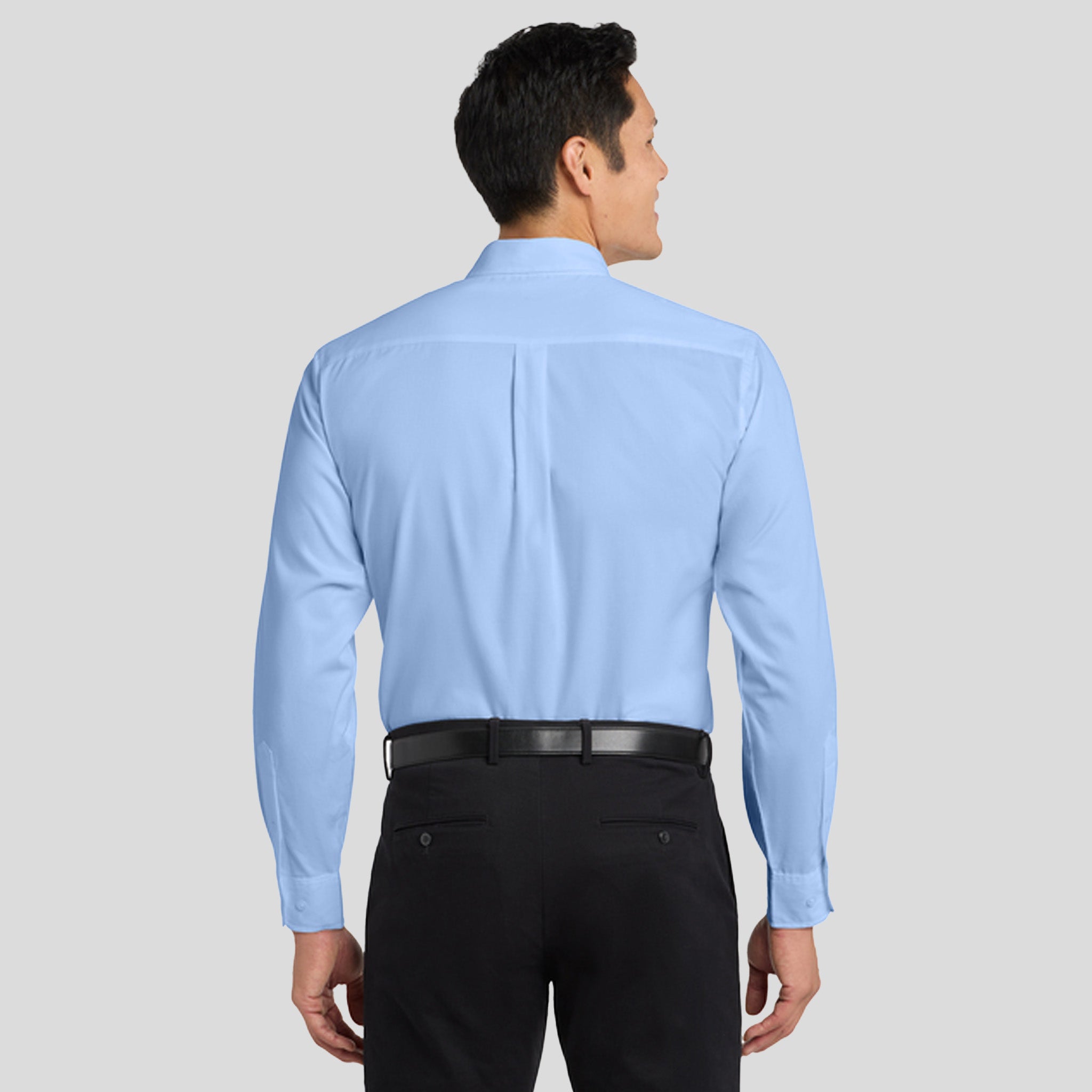 Long Sleeve Easy Care Shirt | Light Blue/Light Stone