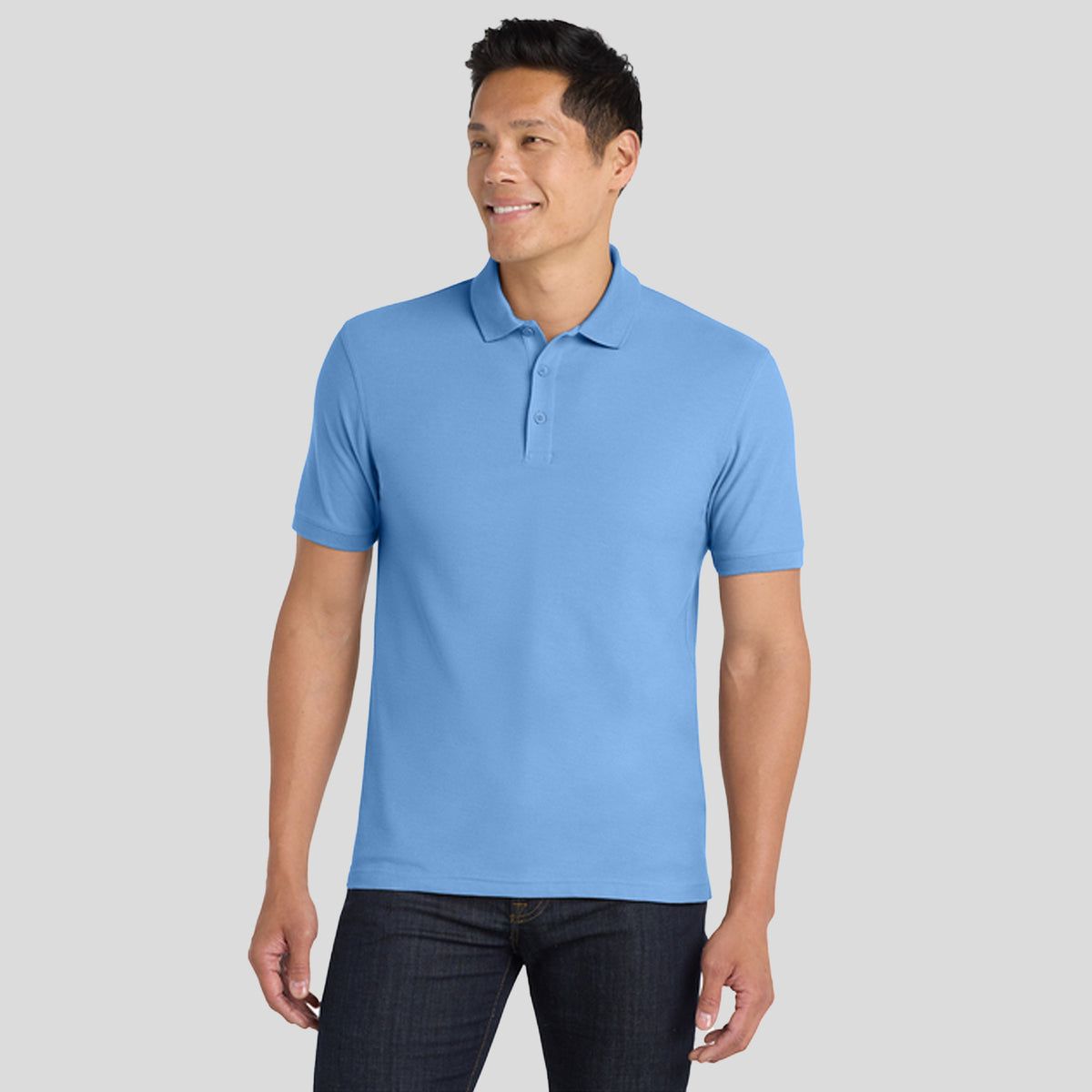 Men's Core Classic Pique Polo | Carolina Blue